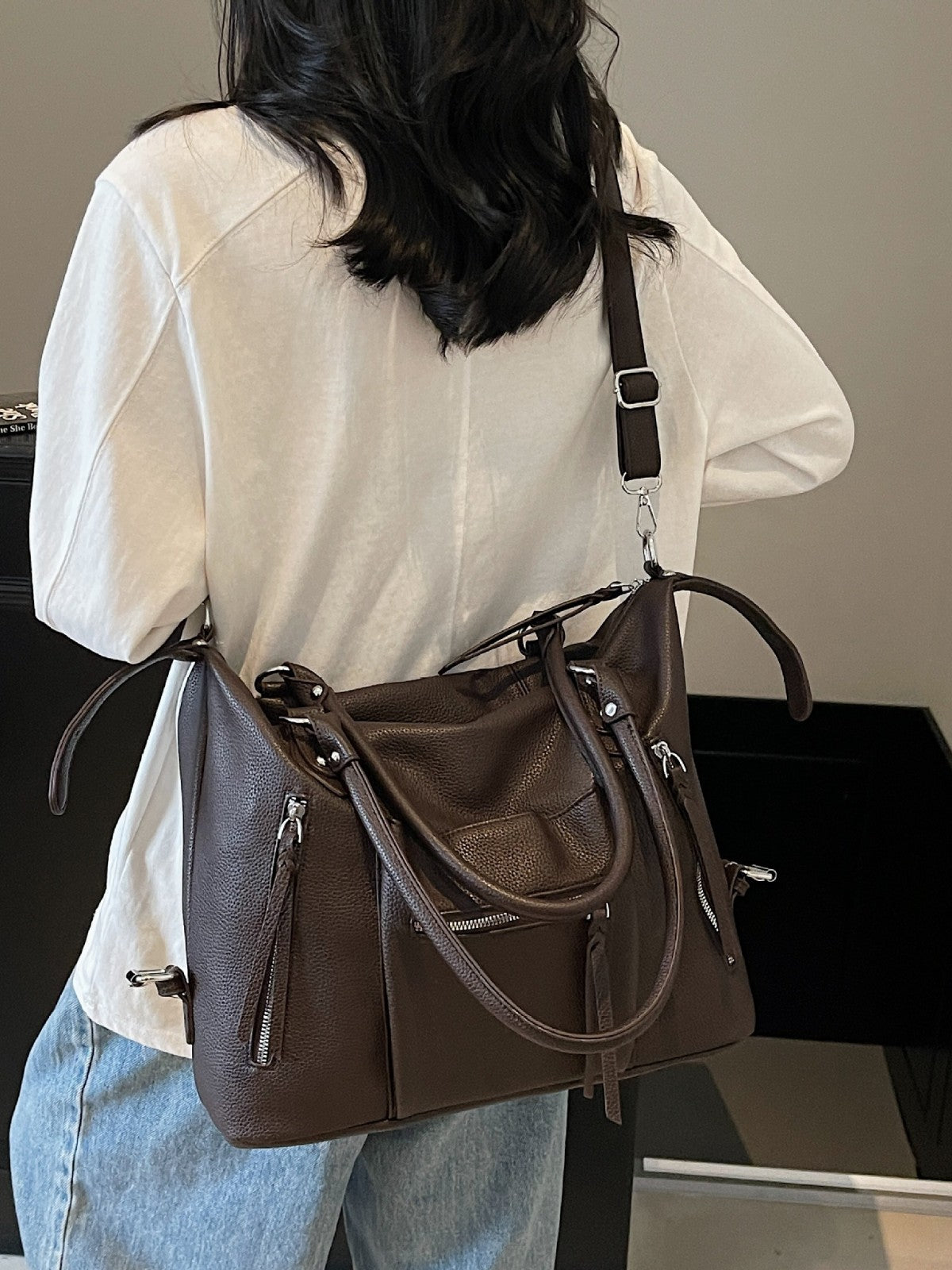 Women's Trendy Large Capacity High-grade Versatile Fashion Tote Bags