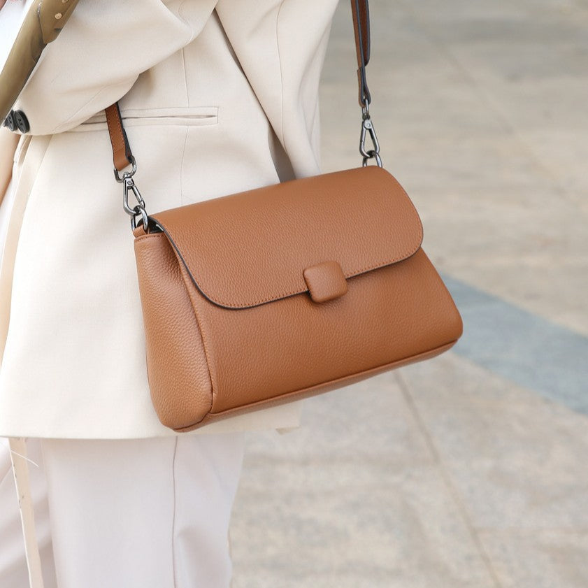 Women's Genuine Leather Cow Fashion Mom Large Capacity Women's Handbag