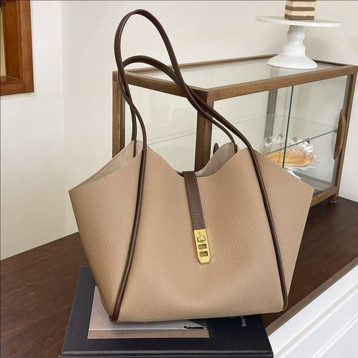 Women's Simple Retro Daily Commuter High Sense Underarm Bag