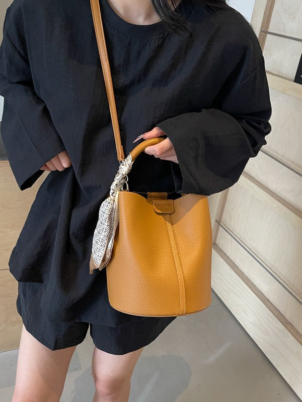 Women's High-grade Soft Leather Lychee Pattern Fashion Shoulder Bags