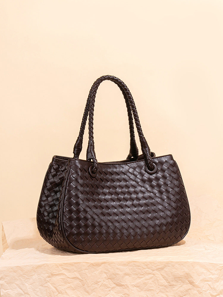 Woven Simple Old Money Style Portable Vegetable Bags
