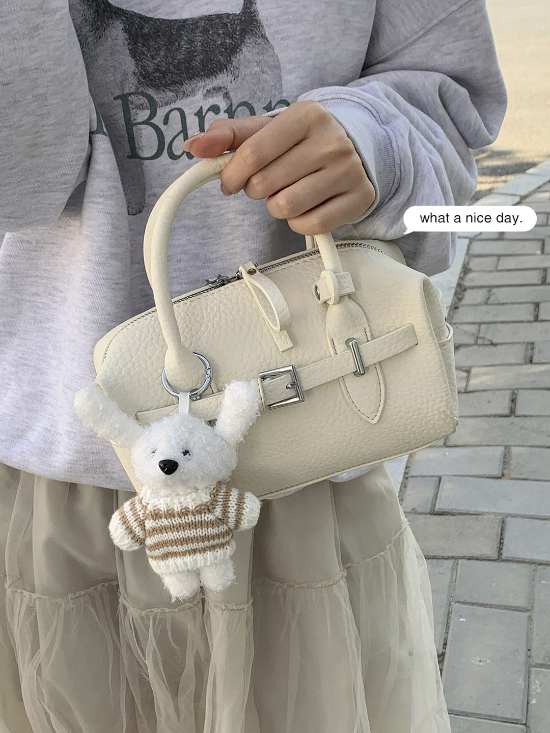 Women's Korean Style Fashion Carrying Summer Pillow Handbags