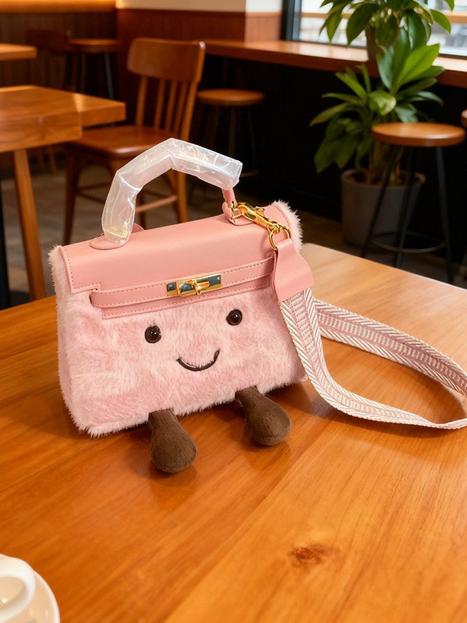 Women's Winter Second Generation Plush Kelly Elf Portable Super Bags