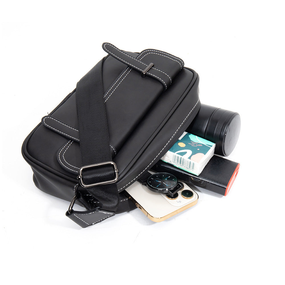 Slouchy Men's Pouch Fashion Retro Poor Men's Messenger Bag