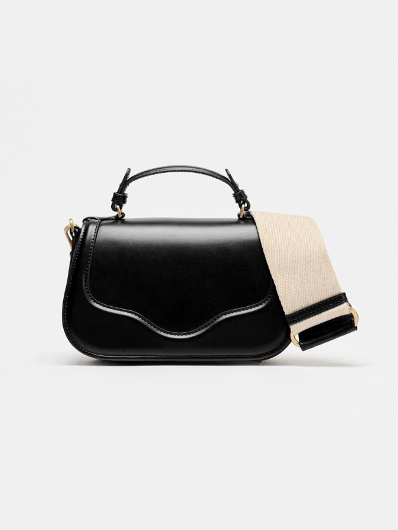 Women's Elegant Hand Holding Saddle Commuting Leisure Shoulder Bags
