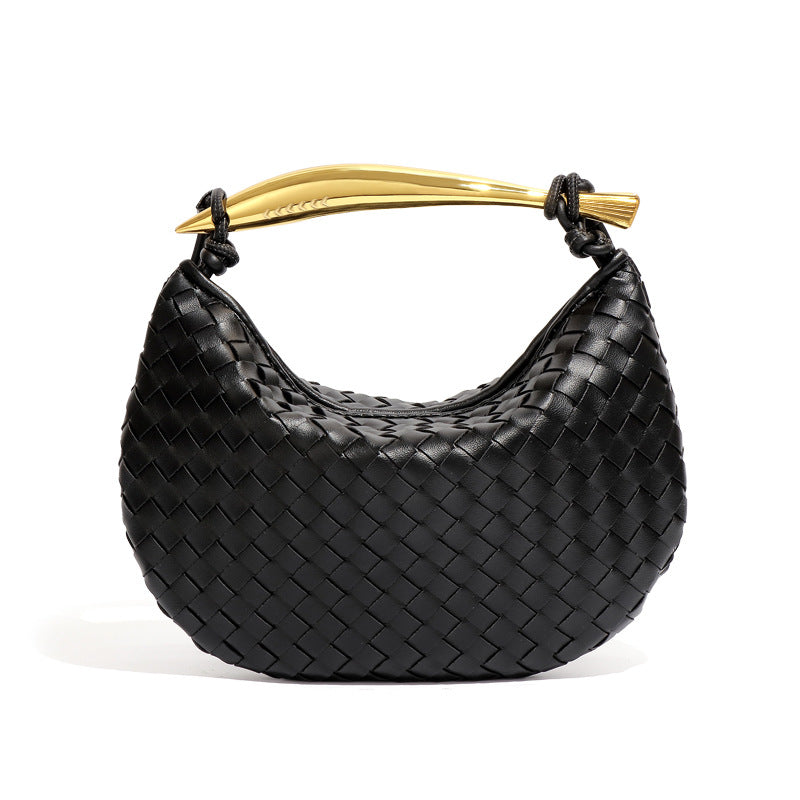 Sardine Woven Metal Underarm Portable Dumpling Women's Shoulder Bag
