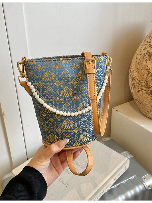 Women's Jin Fashion National Tide Fresh Air Culture Chinese Bucket Bag