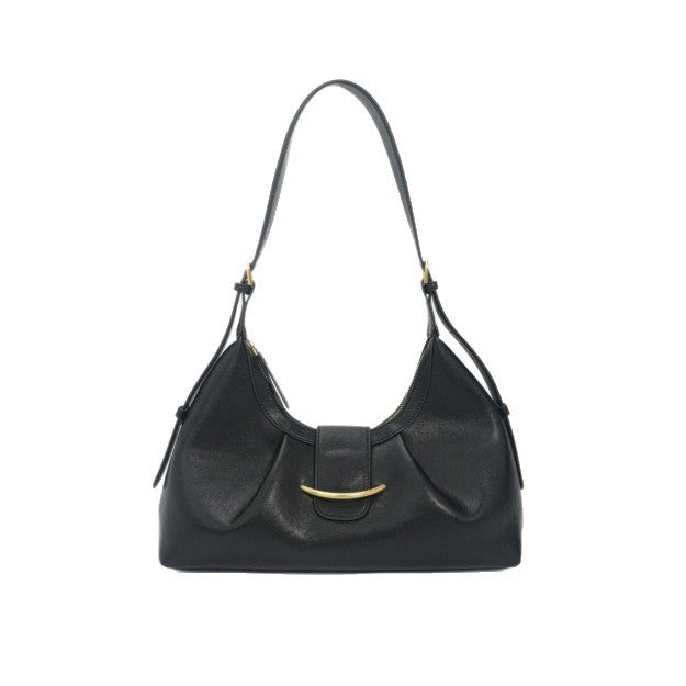 Minimalist Underarm Niche Genuine Leather Dumpling Tote Bag