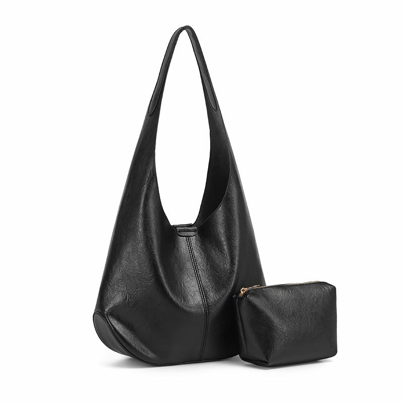 Popular Korean Style Versatile Large Capacity Single Wide Strap Tote Bags