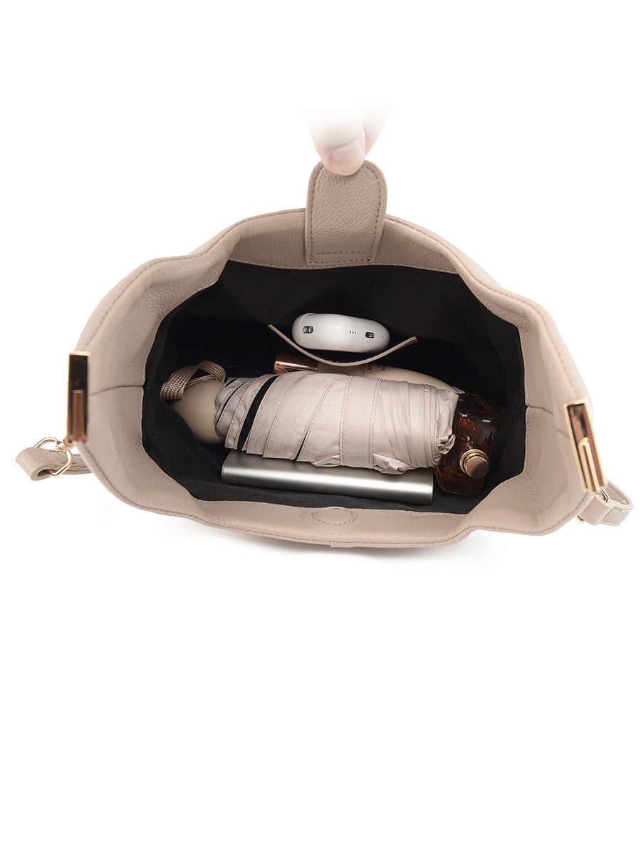 Lunch French Hand High-grade Soft Leather Dumpling Bags