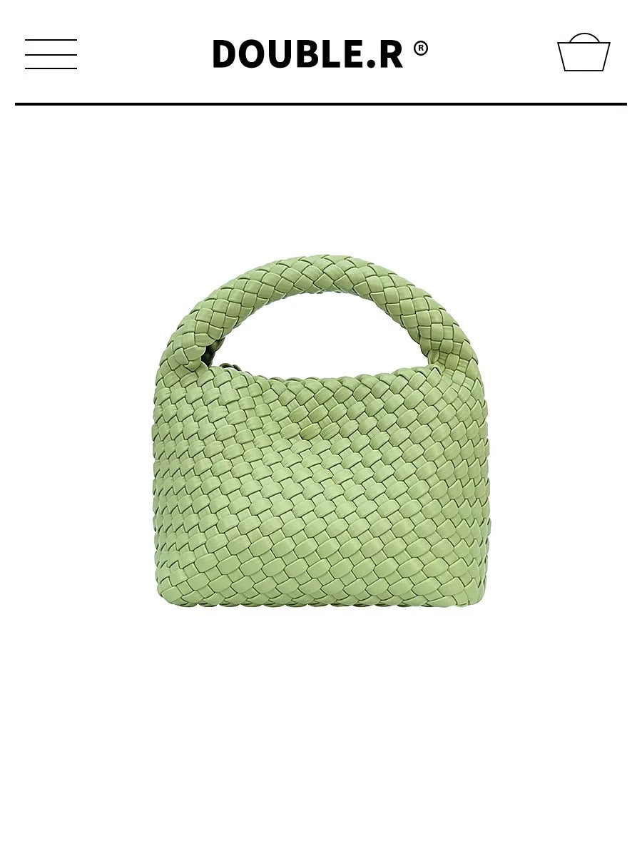 New Women's Hand-woven Mini Chain Hand Bucket Bags