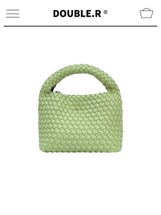New Women's Hand-woven Mini Chain Hand Bucket Bags