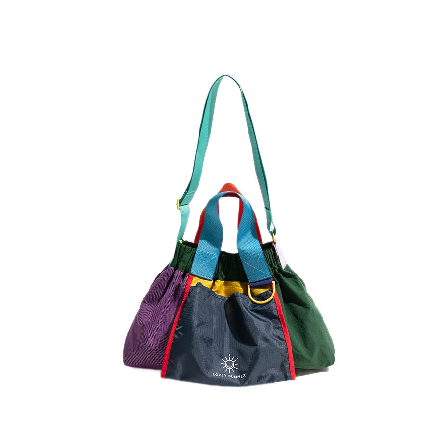 Women's Contrast Color Dopamine Dumpling Sweet Fresh Women's Messenger Bag
