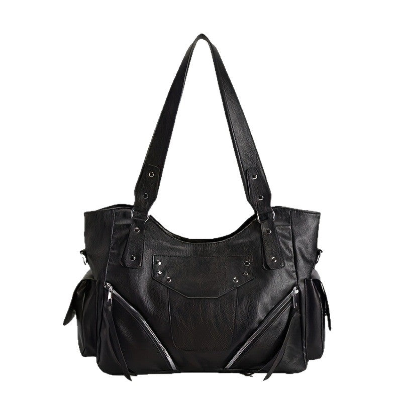 Women's Niche Stitching Large Capacity Totes Fashion Bags