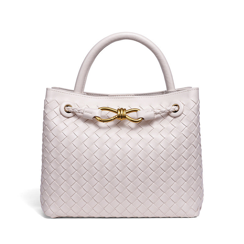 Women's Horizontal Versatile Bow Design String Clip Handbags