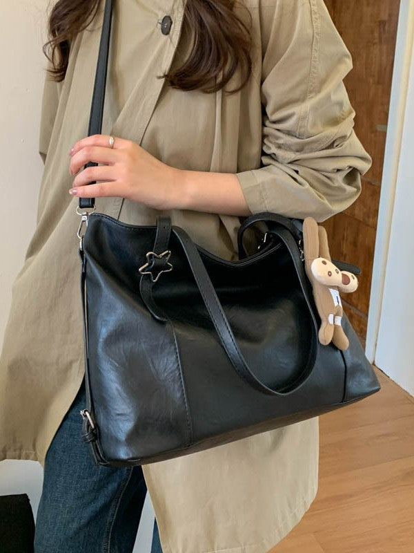 Capacity Female Retro Easy Matching Leisure Women's Messenger Bag