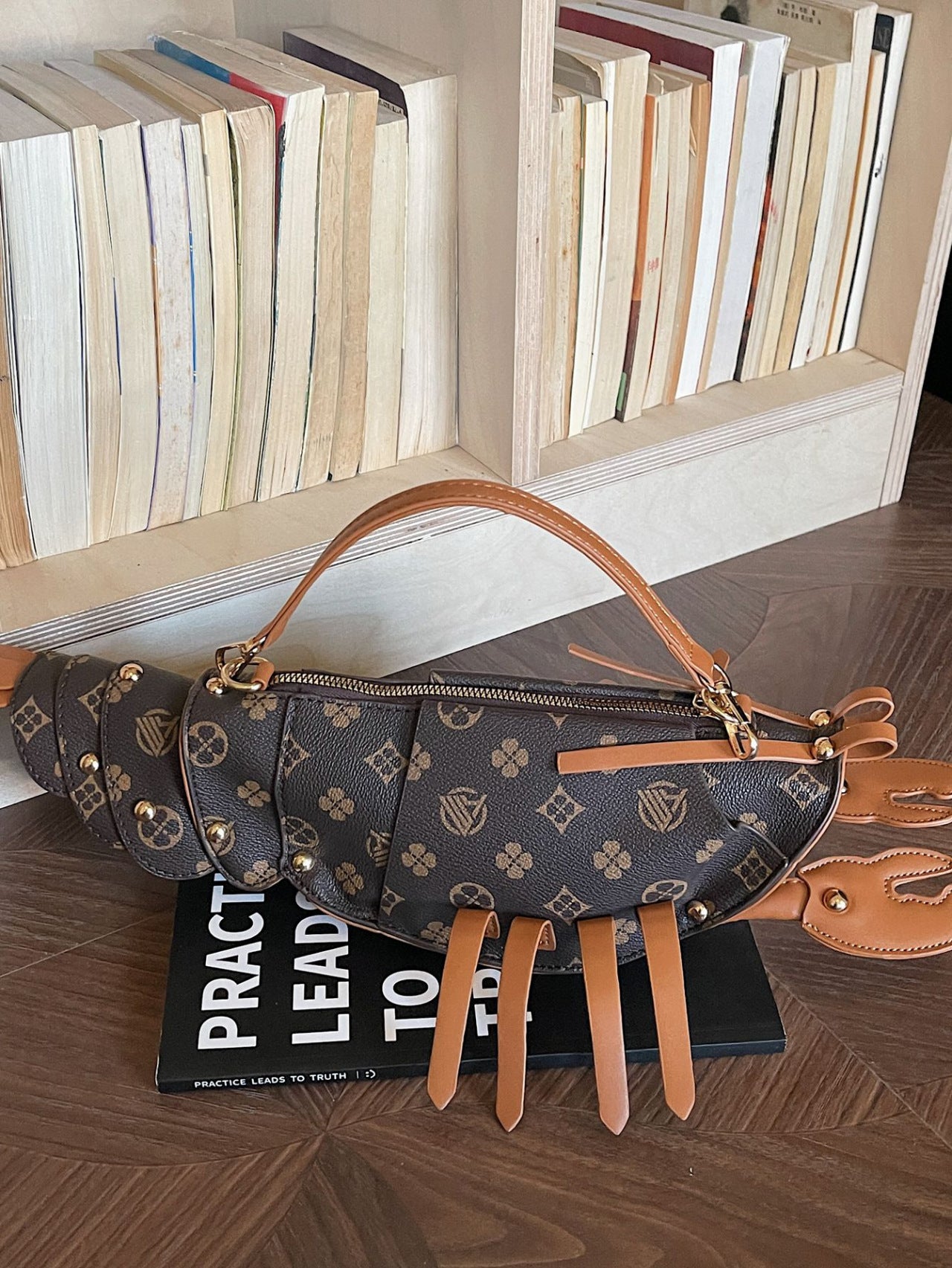 Creative Niche Fun Lobster Funny Old Women's Messenger Bag