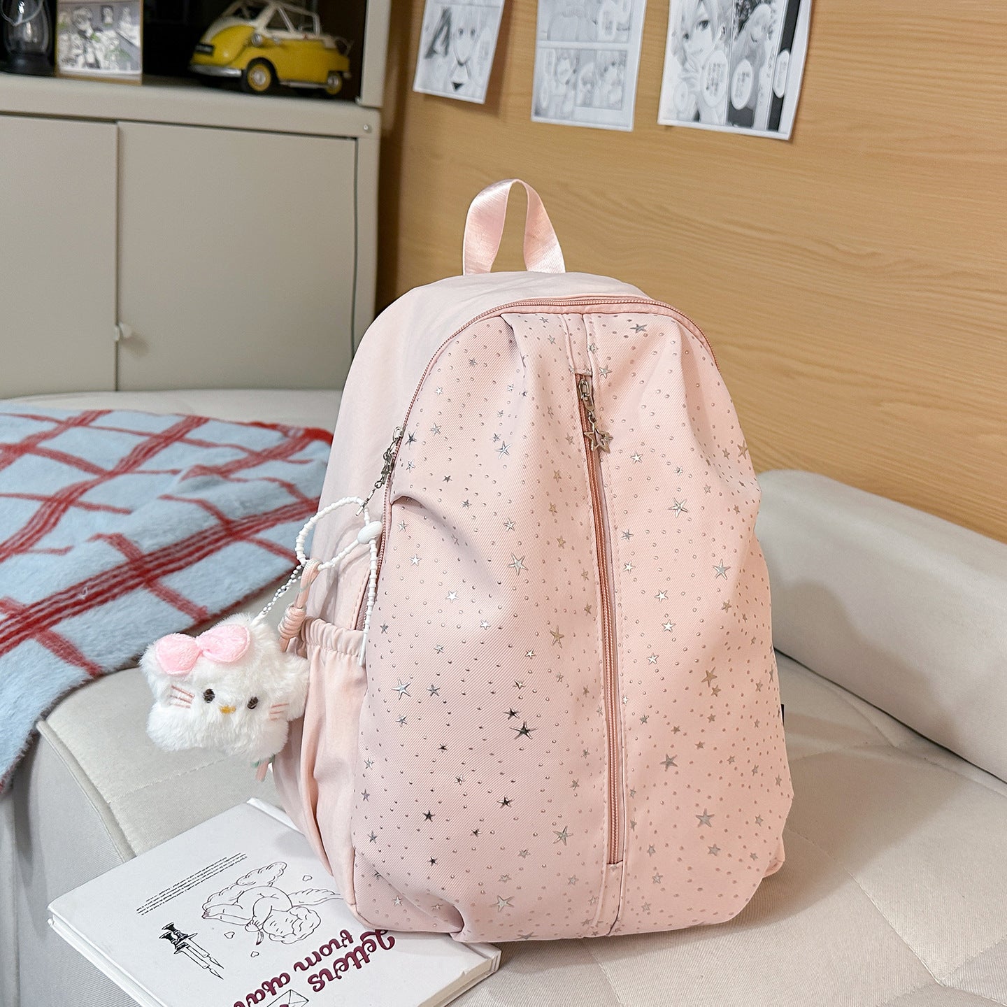 Style Good-looking Fresh Sweet Star Moon Leisure Backpack