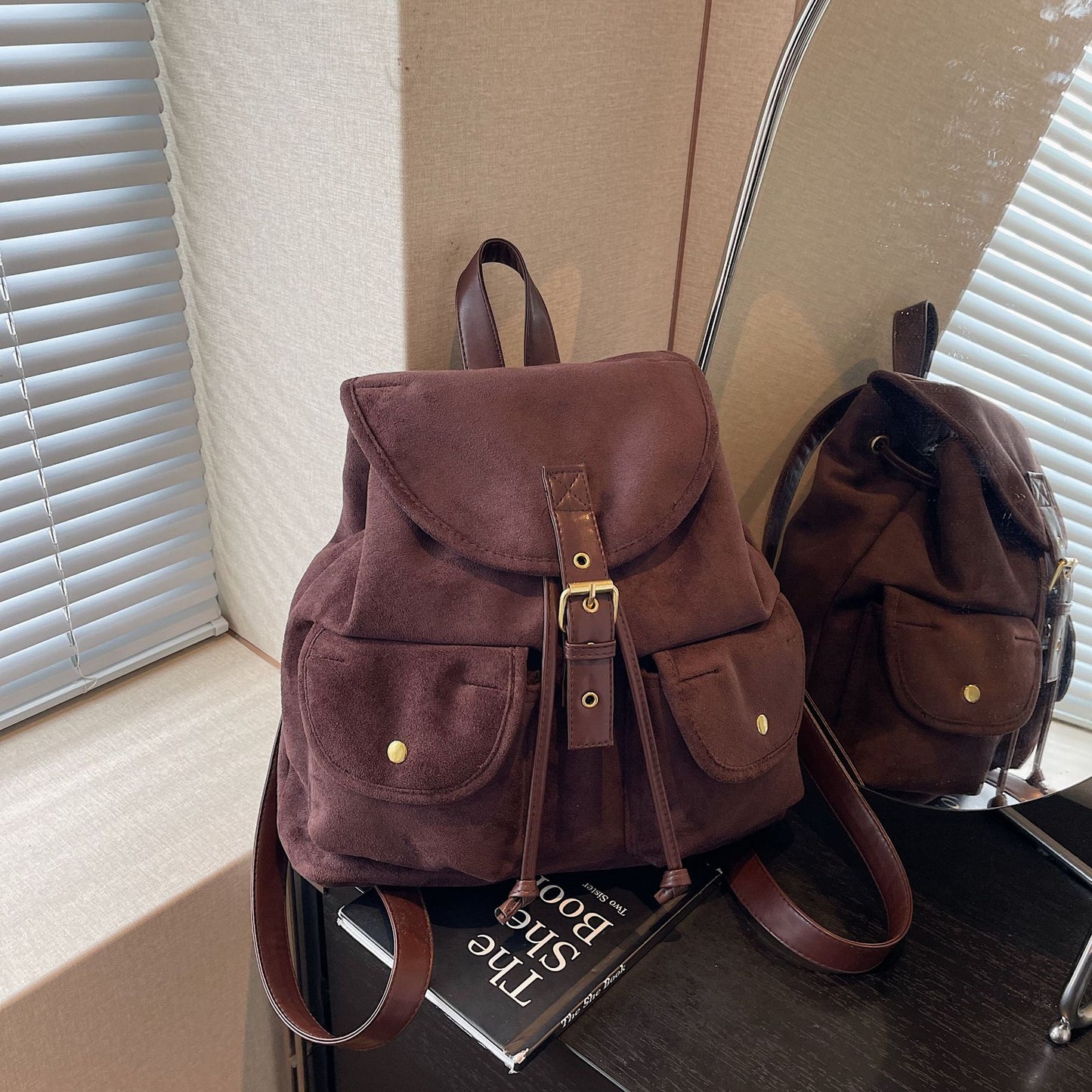Women's Retro Fashion Trendy Leisure Commute Backpacks