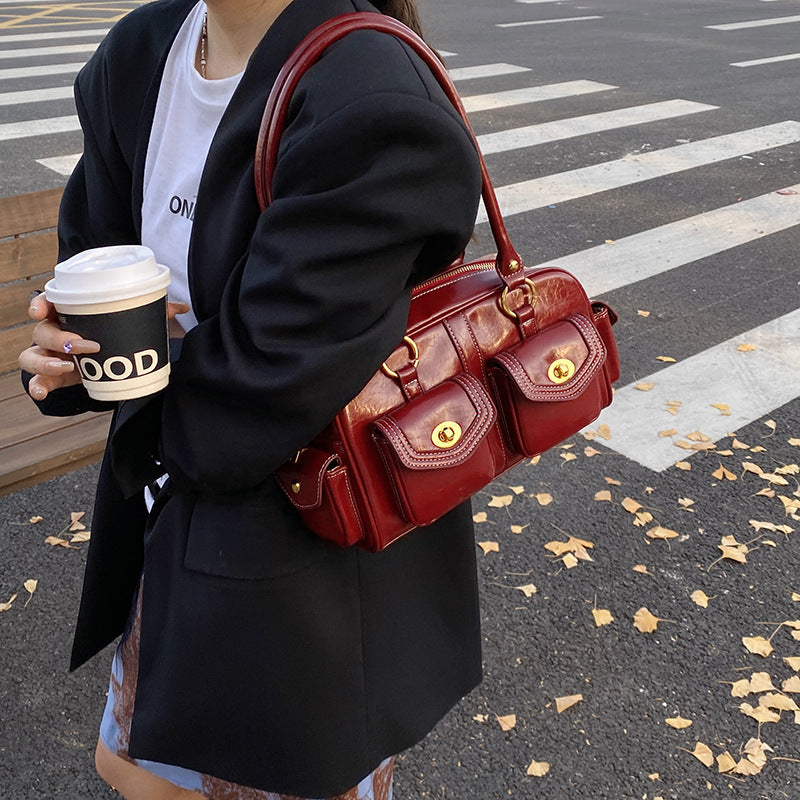 Vintage Fashion High Sense Large Capacity Ladies Bags