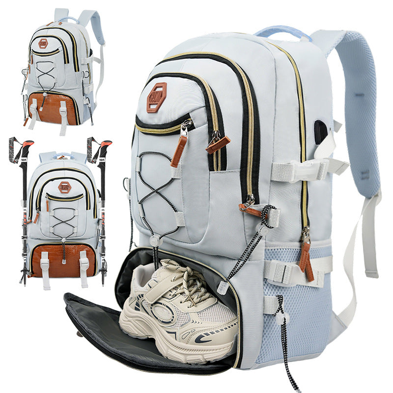 Large Capacity High Sense Hiking Oxford Leisure Backpack