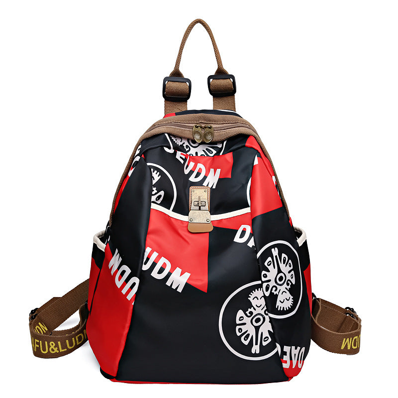 Women's High-grade Fashion Oxford Cloth Canvas Waterproof Leisure Backpack