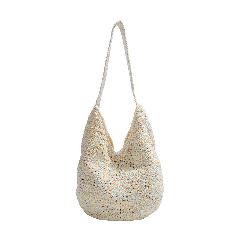 Women's Hollow Large Capacity Woven Hand-woven Tote Bag