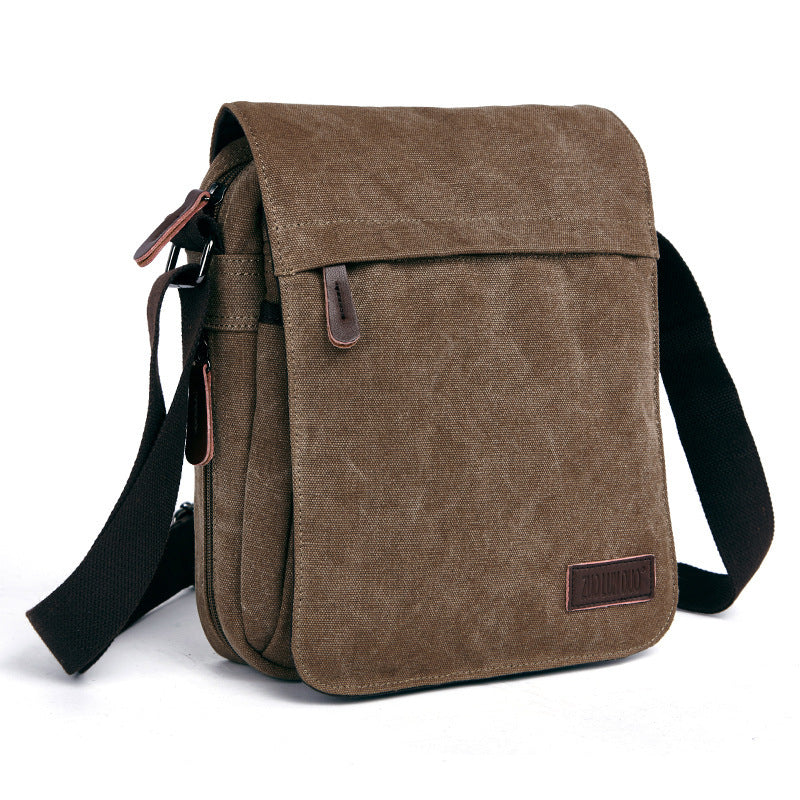 Classy Trendy Men's Single Canvas Computer Men's Messenger Bag