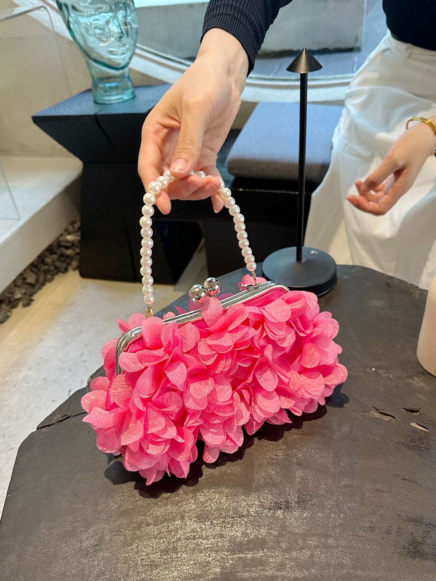 Petals Dinner Banquet Clutch Cheongsam Formal Dress Women's Handbag