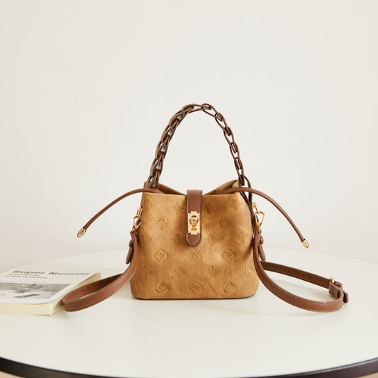 Classic New Presbyopic Vegetable Basket Fashionable Bucket Bag