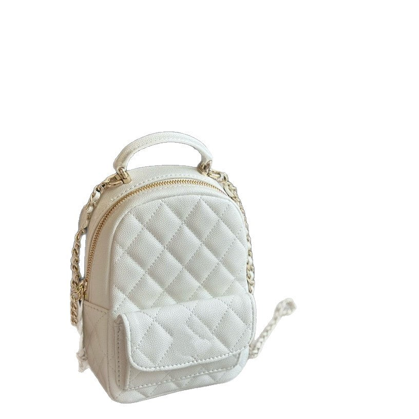 Chain Caviar Mini Rhombus Single Classic Style Fragrance Bags