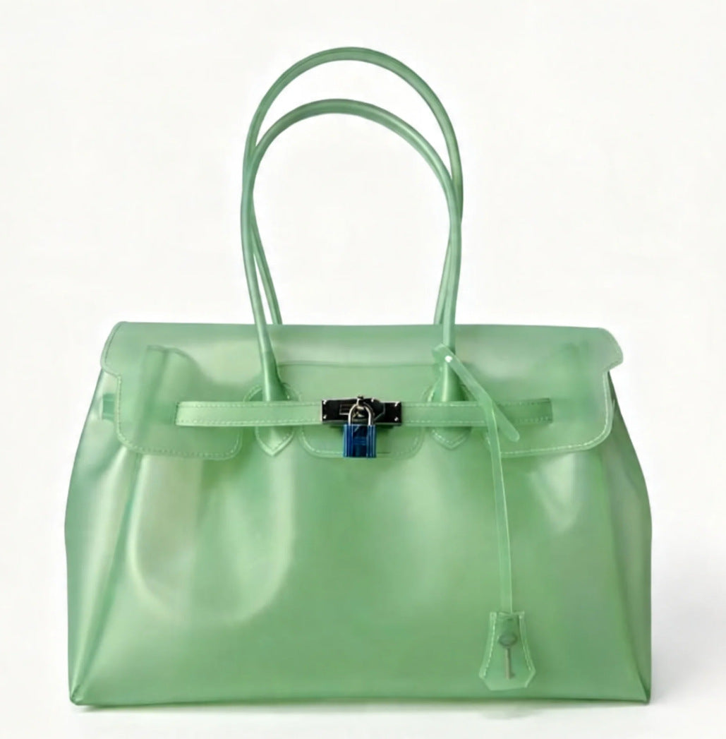 Gel Summer Commuter Fashion Transparent Large Capacity Bags