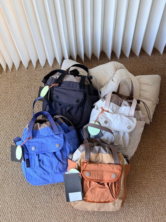 Women's Waterproof Nylon Large Capacity Drawstring Niche Bucket Bag
