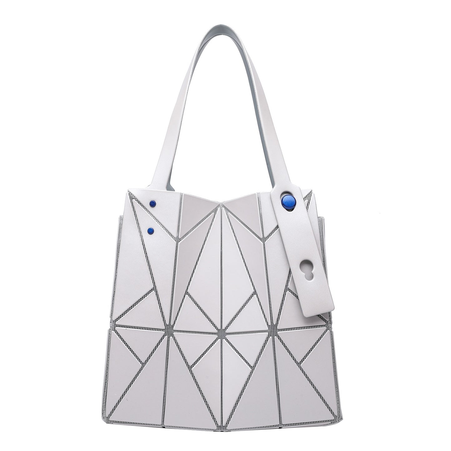 Women's Color Nail Crystal Geometric Rhombus Big Women's Handbag