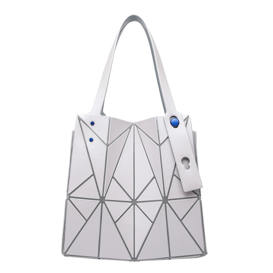 Women's Color Nail Crystal Geometric Rhombus Big Women's Handbag