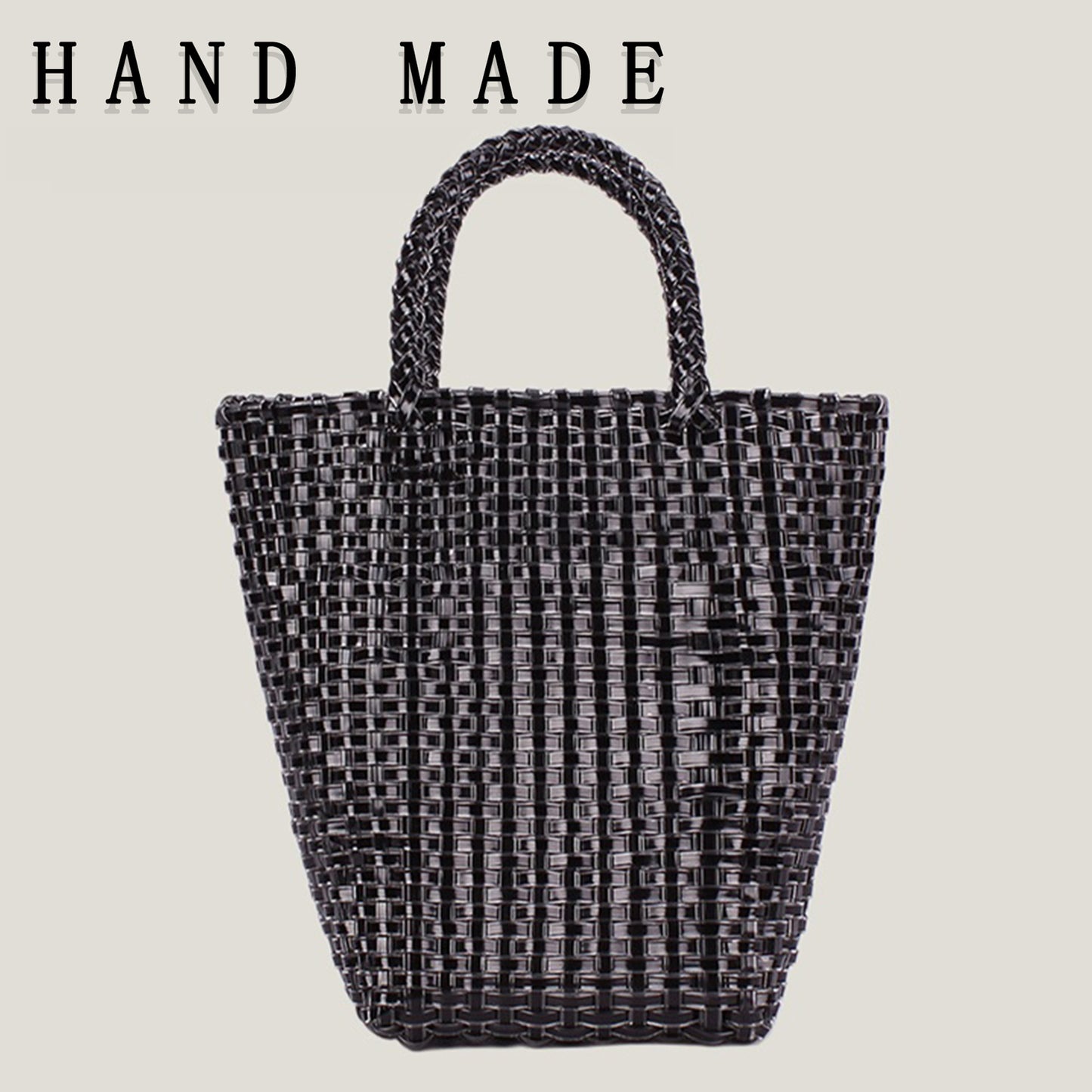Plastic Woven Daily Leisure Seaside Vacation Women's Messenger Bag