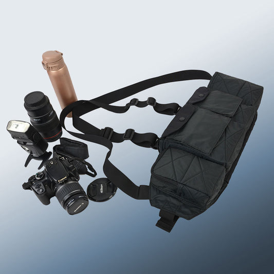 Graphical Vest Strap Quick Shot Lens Bags