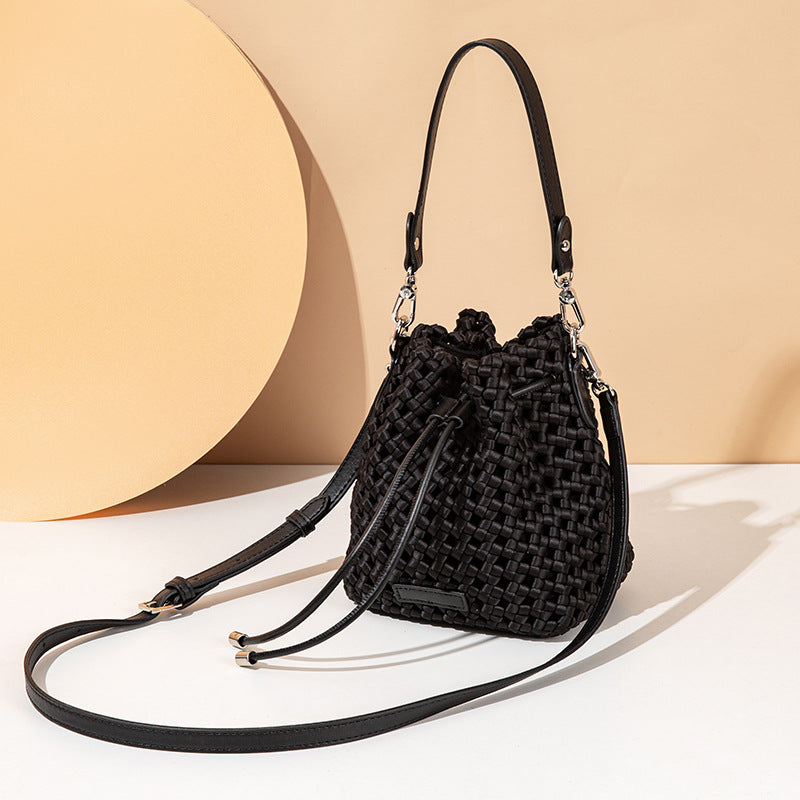 Classic Style Windmill Knot Hand-woven Mini Women's Messenger Bag