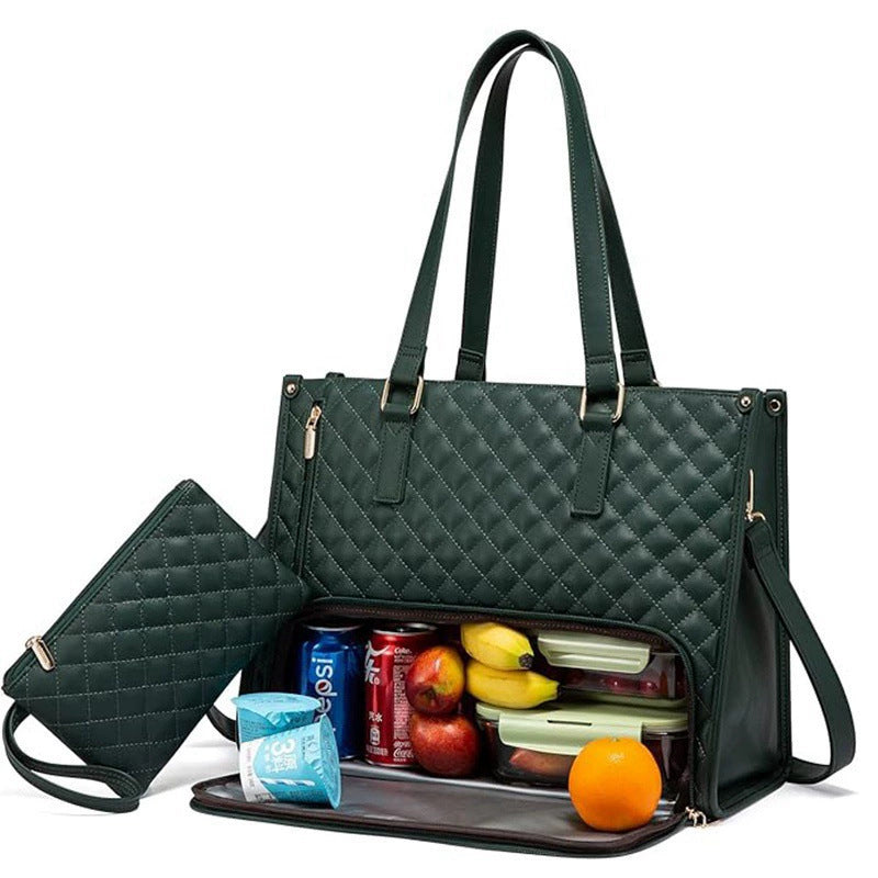 Women's Lunch Combination Large Thermal Insulation Box Women's Shoulder Bag