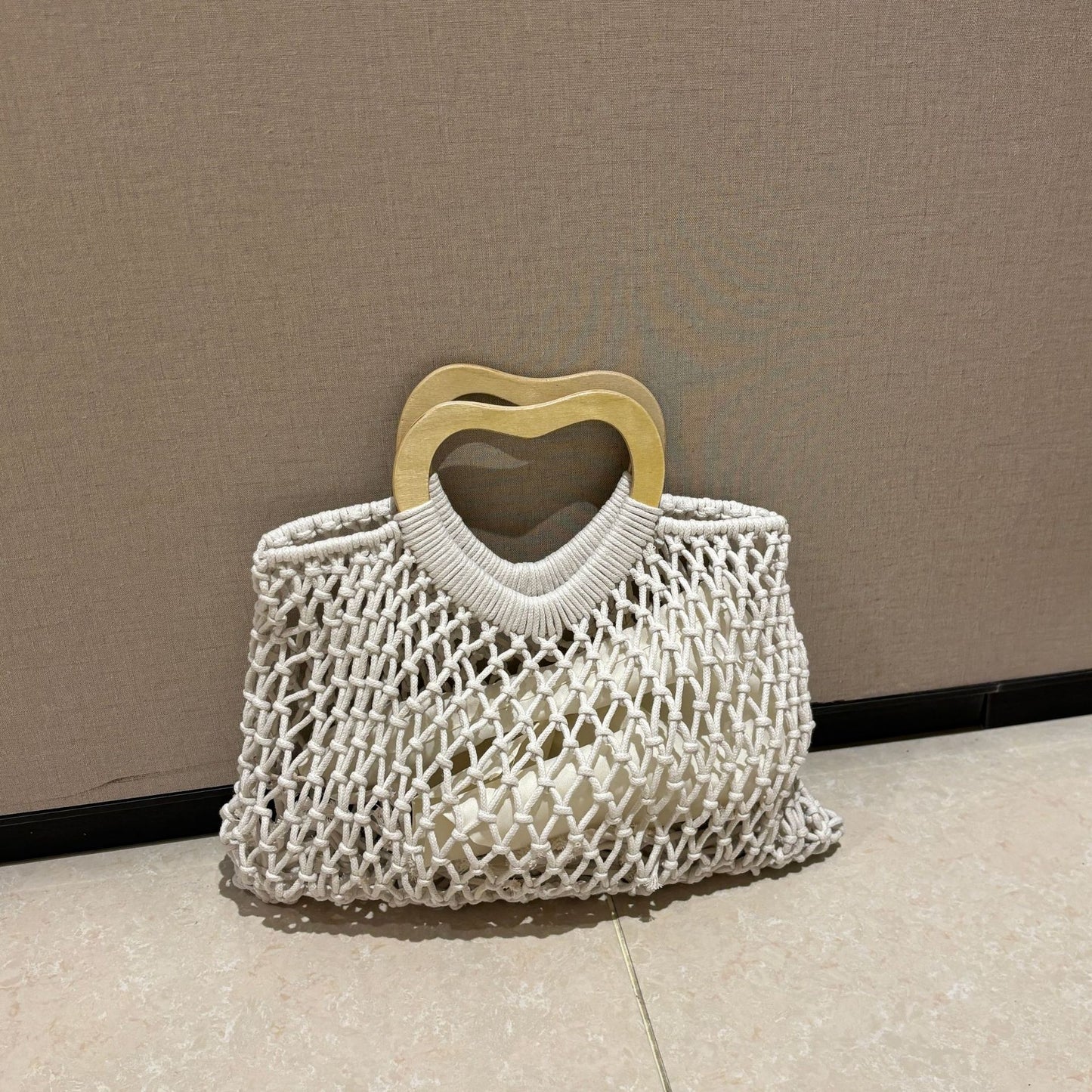 Minority Straw Hollow Woven Summer Vacation Women's Shoulder Bag