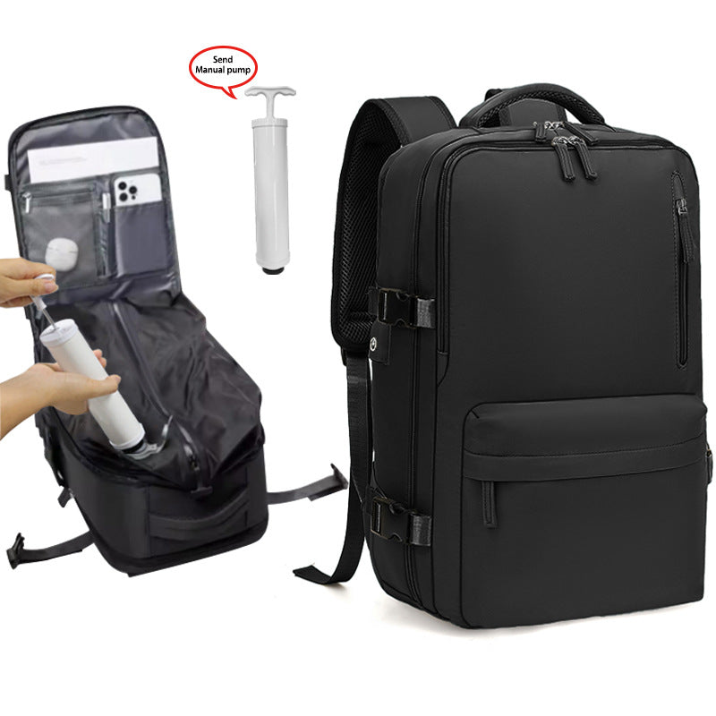Large Capacity With Vacuum Storage Layer Commuter Leisure Backpack