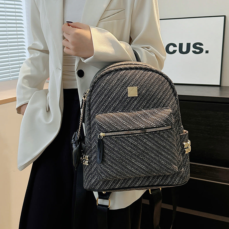 Spring Korean Style Fashion Niche Simple Women's Backpack