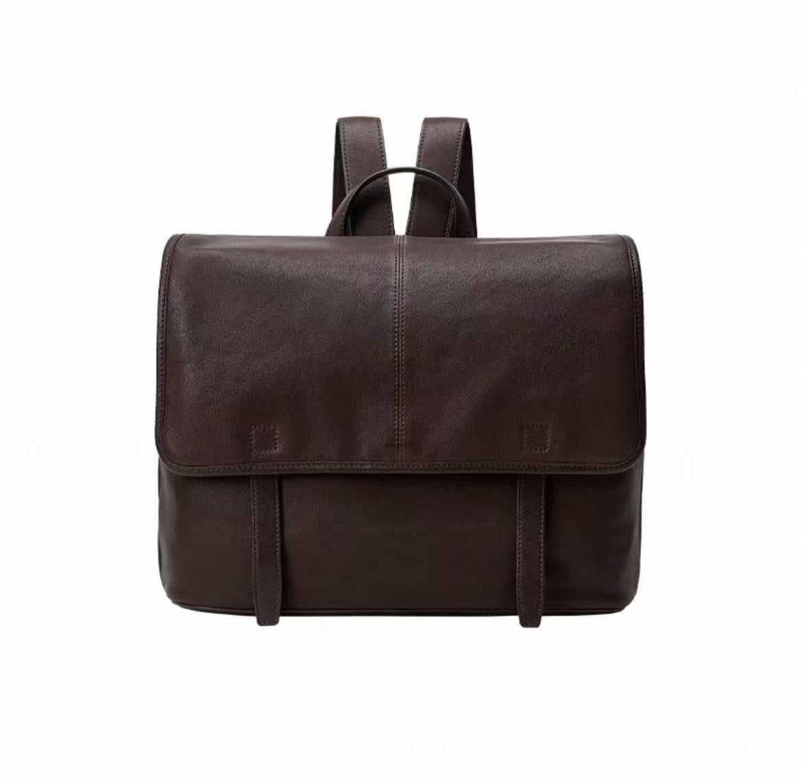 Women's Vegetable Tanned Sheepskin Large Capacity Commute Women's Backpack