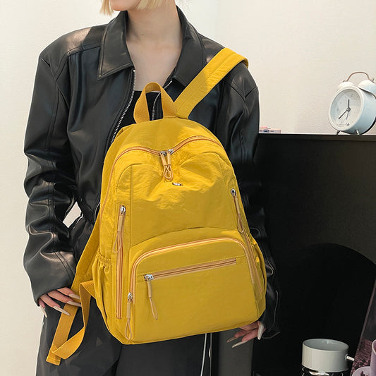 Waterproof Nylon Cloth Fashion Trend Large Capacity Simple Bags