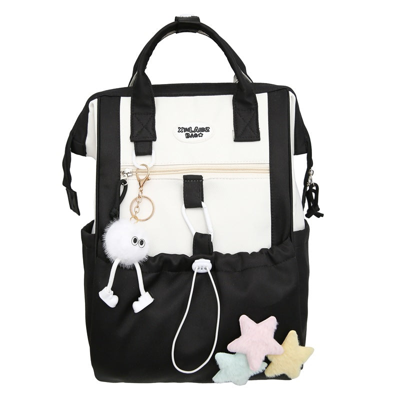 Primary Large Capacity Portable Junior High Good-looking College Leisure Backpack