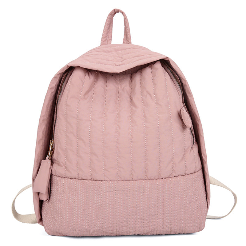 Women's Large Capacity Light Luxury Minority High Women's Backpack