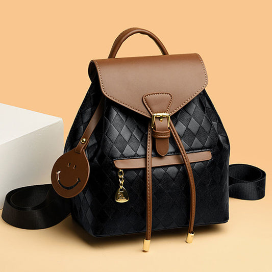 Women's Fashionable Temperament Korean Texture Large Capacity Backpacks