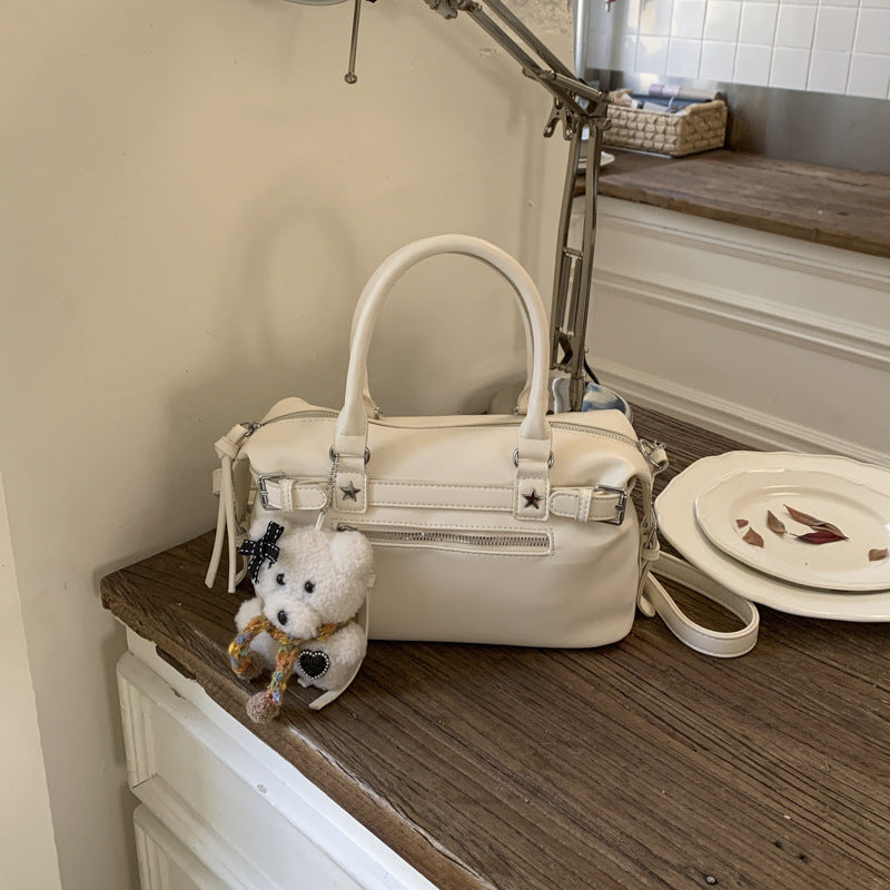 Women's Fashion Haulage Motor Style Portable Super Popular Niche Women's Handbag
