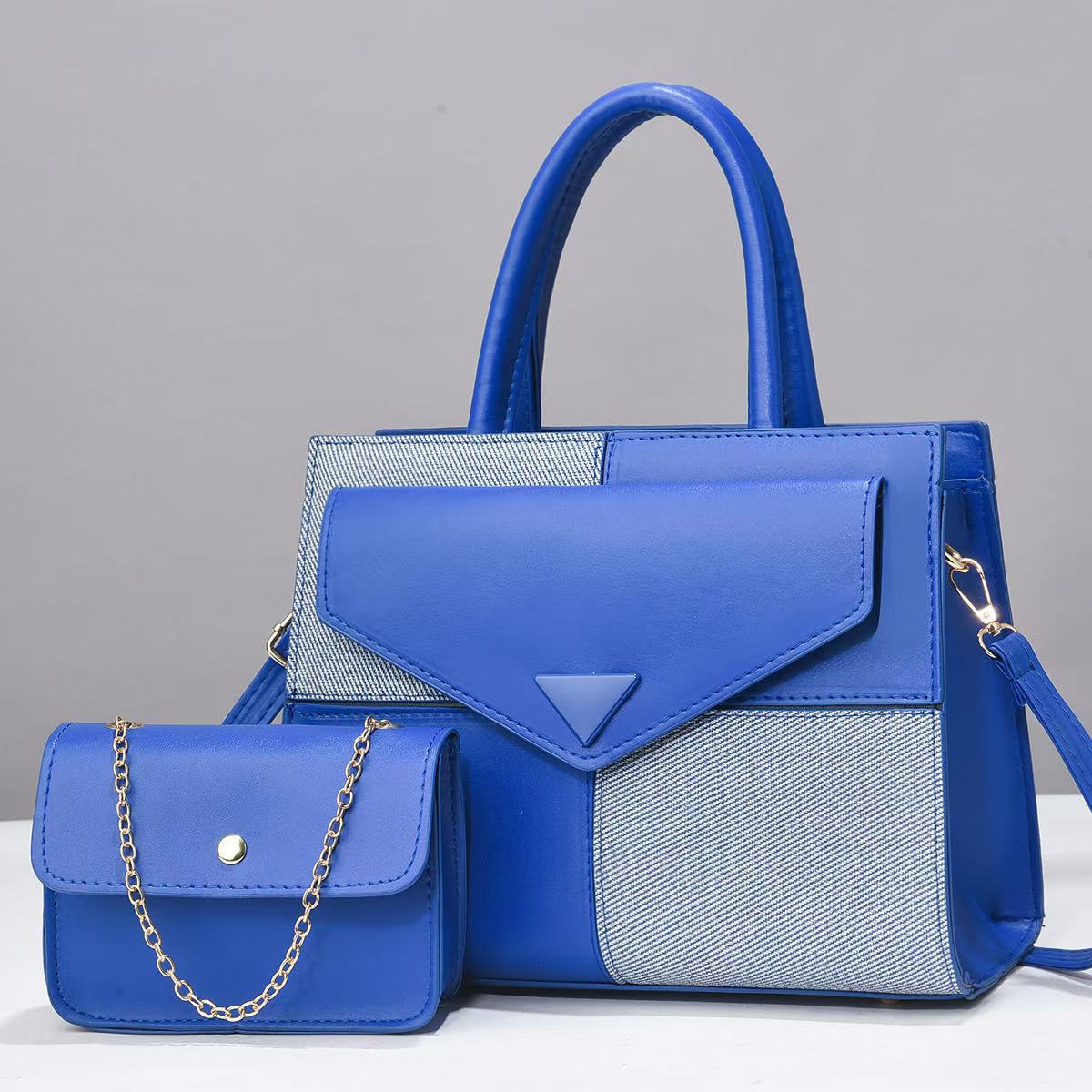 Patchwork Contrast Color Good-looking Light Luxury Women's Shoulder Bag
