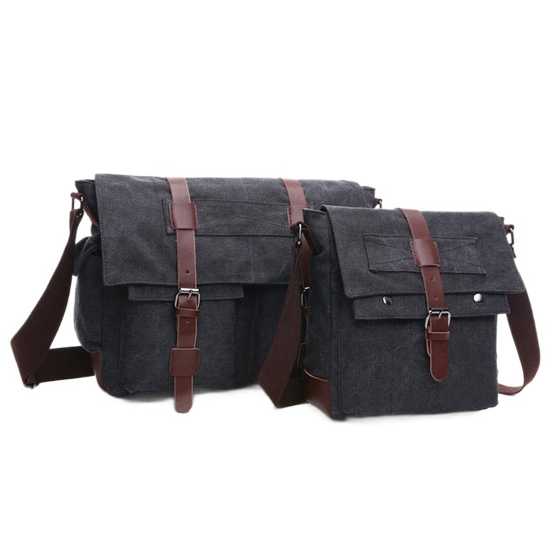 New Men's Vintage Canvas Large Capacity Men's Messenger Bag